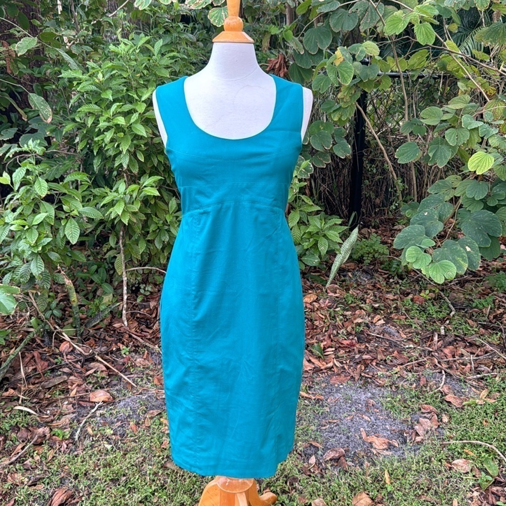 Narciso Rodriguez teal shift dress, size 40EU (size 8 US)